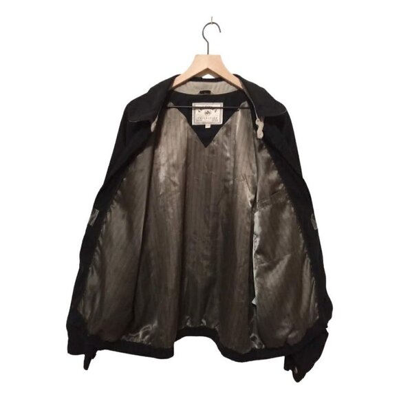 ABERDEEN Collection Vintage Black Zip Front Members Only Jacket Sz XXL - Picture 6 of 10